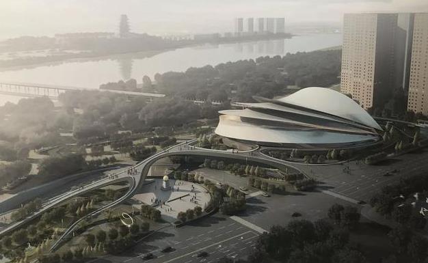 陜西文化新地標(biāo)——寶雞大劇院主體鋼結(jié)構(gòu)封頂