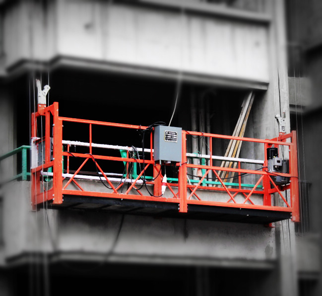 工程建筑吊篮工程施工计划方案之施工准备与电动吊篮布局